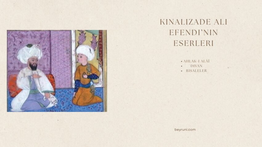 Kınalızade Ali Efendi Kimdir? Kınalızade Ali Efendi Hayatı Hakkında Bilinmeyenler!