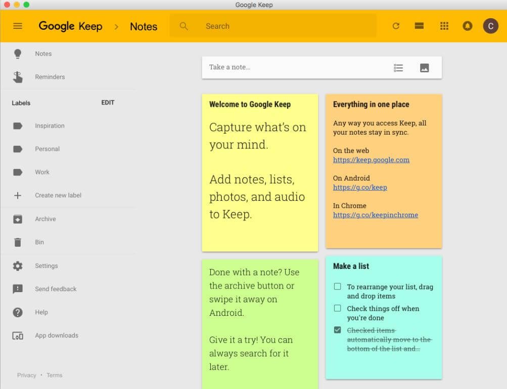 beyruni-google-keep-nedir