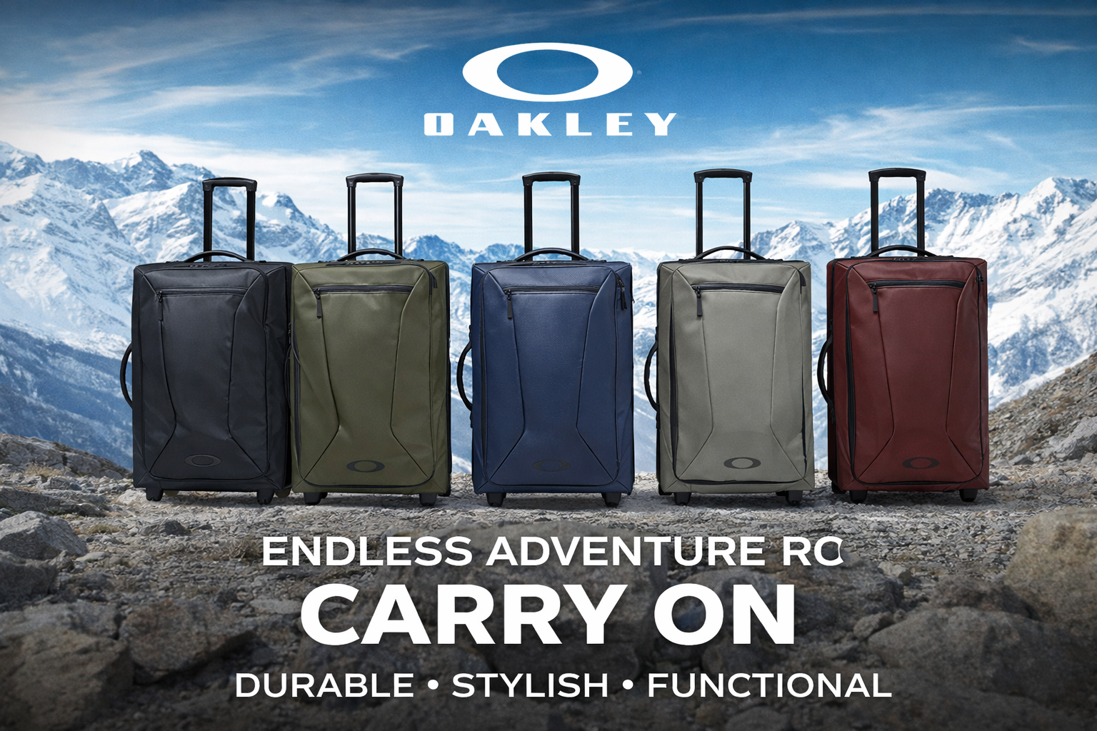Oakley Endless Adventure RC Carry On Bavul Kimler İçin Uygun